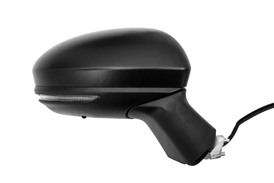Retrovisore Destro-Elettrico-Nero-Termico-Con Fanale-Con Sonda-Convesso-9 Pins Per Renault Clio (RN3327303)