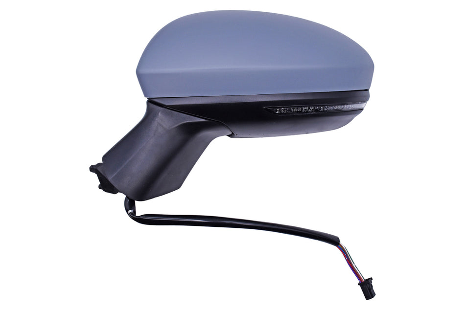 Retrovisore Sinistro-Elettrico-Con Primer-Termico-Chiudibile-Con Fanale-Asferico-9 Pins Per Renault Clio (RN3327324)