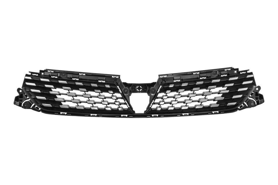 Griglia Radiatore-Nera-Goffrata-Con Inserti Cromati Per Renault Clio (RN3342011AQ)