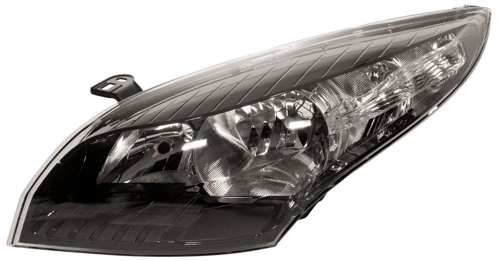 Proiettore Sinistro H7+h7-Elettrico-Con Motore-Nero Per Renault Megane (RN4244914)