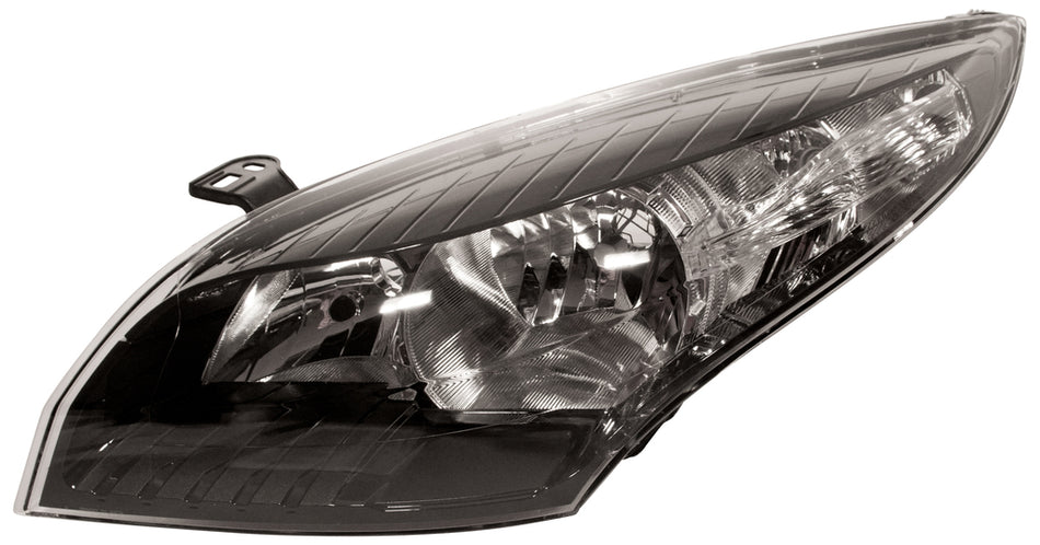 Proiettore Sinistro H7+h7-Elettrico-Con Motore-Nero Per Renault Megane (RN4244914)
