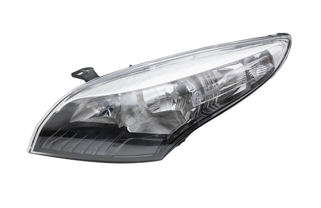Proiettore Sinistro H7+h7-Elettrico-Con Motore-Cromato-Bordo Nero Per Renault Megane (RN4264904)