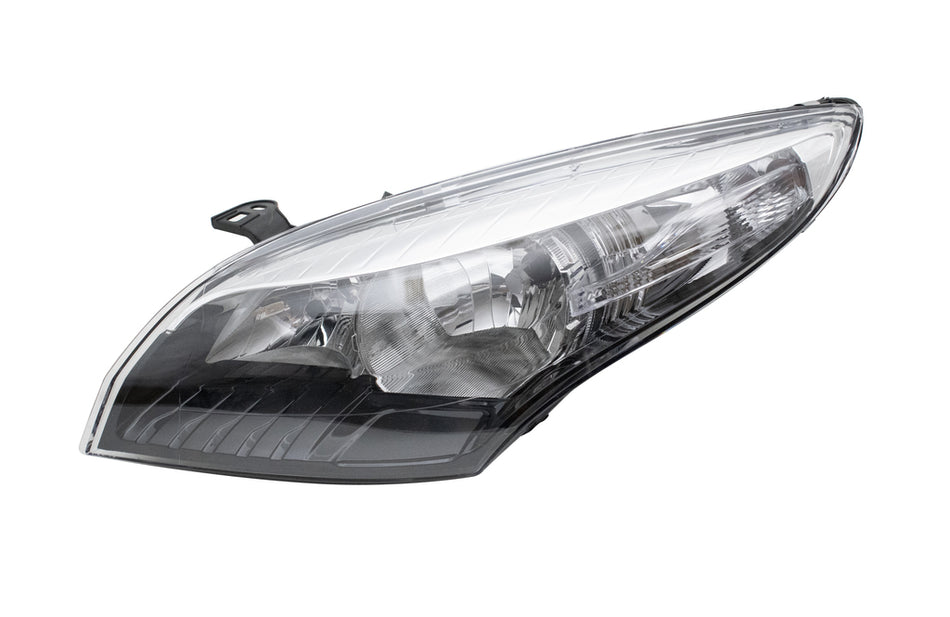 Proiettore Sinistro H7+h7-Elettrico-Con Motore-Cromato-Bordo Nero Per Renault Megane (RN4264904)