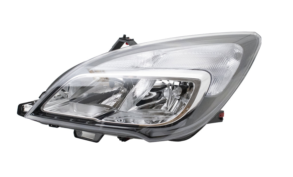Proiettore Sinistro H7+h7-Elettrico-Con Motore-Cromato Per Renault Megane (RN4284904)