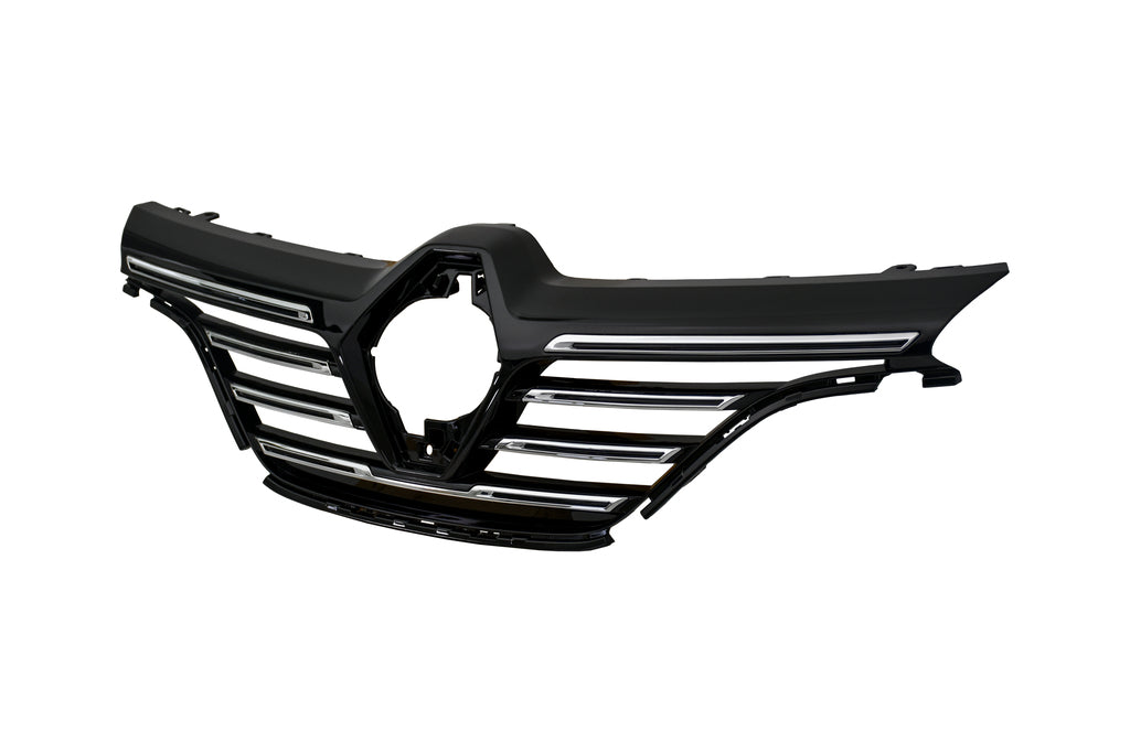 Griglia Radiatore-Nera-Con Modanatura Cromata-Con Foro Active Cruise-Control Per Renault Megane Gt Line (RN4312011)