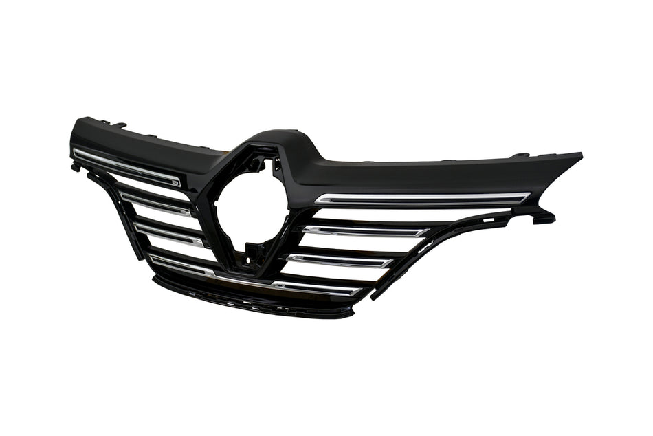 Griglia Radiatore-Nera-Con Modanatura Cromata-Con Foro Active Cruise-Control Per Renault Megane Gt Line (RN4312011)