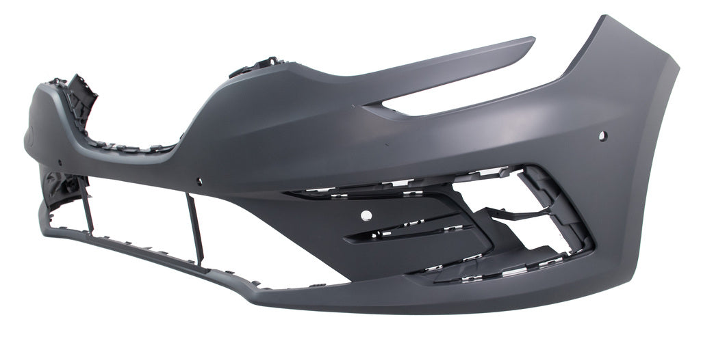 Paraurti Anteriore-Con Primer-Con Tappo Copri Gancio-Con Fori Pdc E Park Assist+supporti-Con Tracce Lavafari Per Renault Megane (RN4331031)
