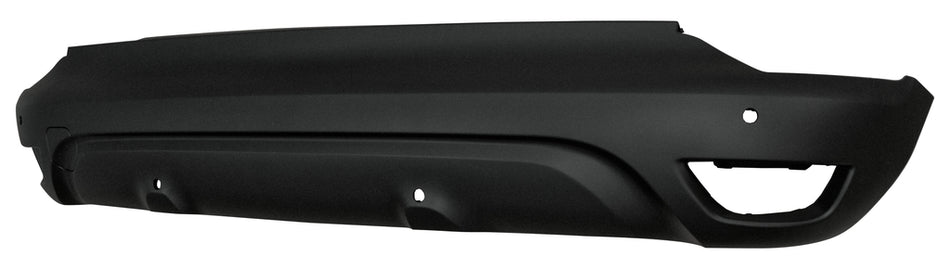 Paraurti Posteriore-Inferiore-Nero-Goffrato-Con Tappo Copri Gancio-Con Fori Pdc+supporti Per Renault Captur (RN7001081)