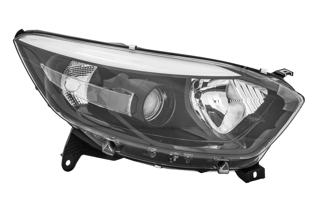 Proiettore Destro H1+h1-Elettrico-Con Motore-Nero Per Renault Captur (RN7004913AQ)