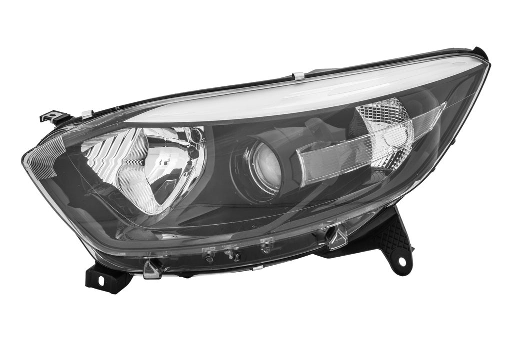 Proiettore Sinistro H1+h1-Elettrico-Con Motore-Nero Per Renault Captur (RN7004914AQ)