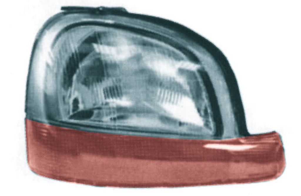 Proiettore Destro H4-Elettrico-Con Fanale Per Renault Kangoo (RN9164823)