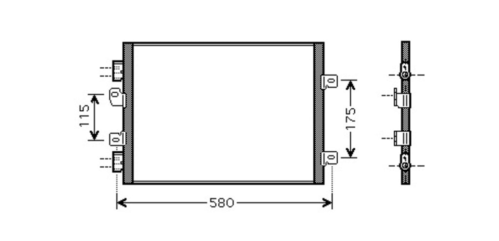 Condensatore Per Renault Kangoo (RN916C003)