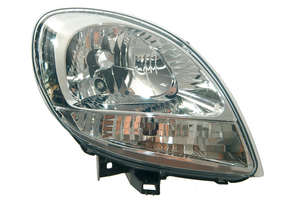 Proiettore Destro H4-Elettrico-Cromato-Fanale Bianco-Senza Motore Per Renault Kangoo (RN9174803)