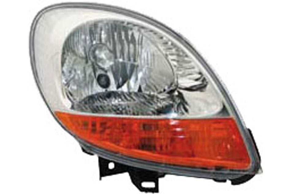 Proiettore Destro H4-Elettrico-Cromato-Fanale Arancio-Senza Motore Per Renault Kangoo (RN9174813)