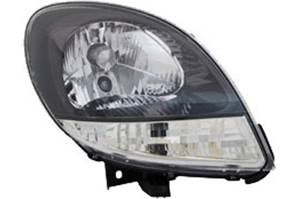 Proiettore Destro H4-Elettrico-Nero-Fanale Bianco-Senza Motore Per Renault Kangoo (RN9174833)