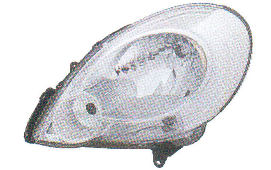 Proiettore Sinistro H4-Elettrico-Con Motore Per Renault Kangoo (RN9184804)