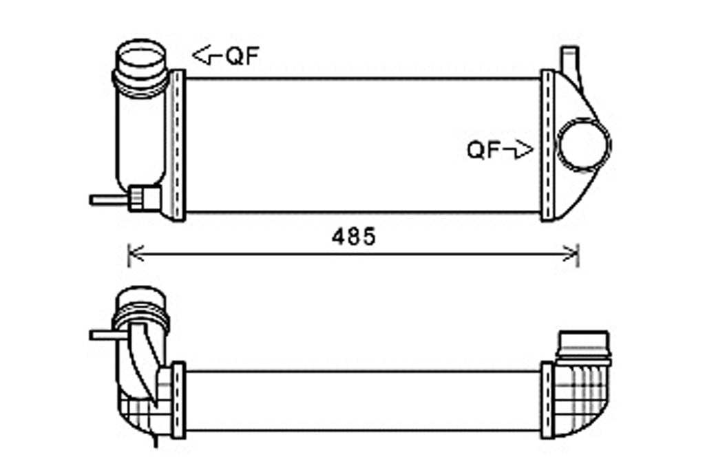 Intercooler Per Renault Kangoo (RN918N002)