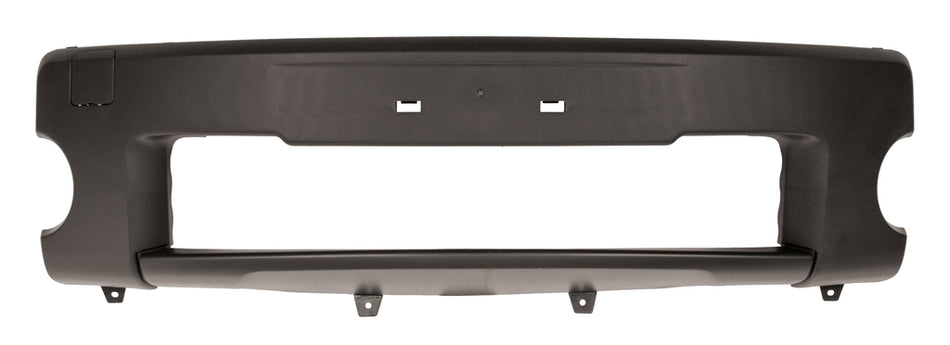 Modanatura Paraurti Anteriore-Centrale-Nera-Goffrata-Con Tappo Copri Gancio Traino Per Renault Kangoo - Be Bop/tom Tom (RN9201245)