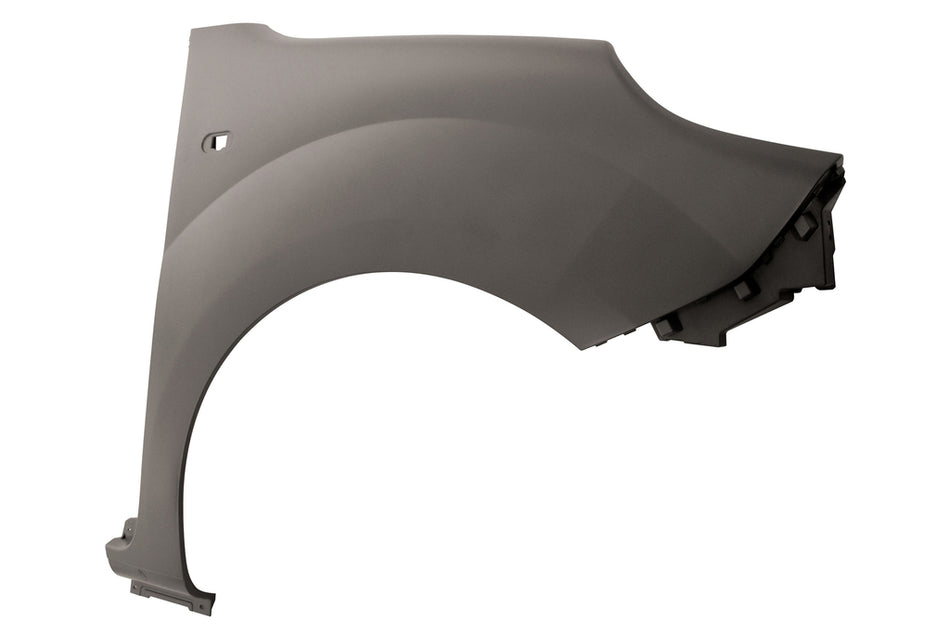 Parafango Anteriore Destro-Plastica-Con Primer-Con Foro Lucciola Per Renault Kangoo (RN9213013)