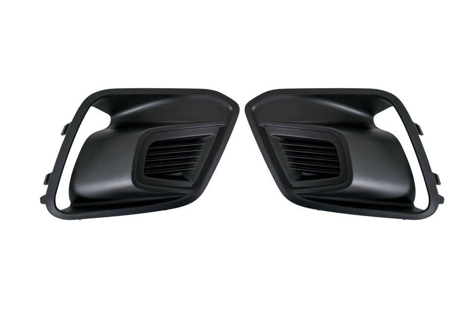 Kit Griglie Paraurti Anteriore-Nere-Senza Sede Fendi-(destra+sinistra) Per Renault Kangoo Multispace (RN9242115)