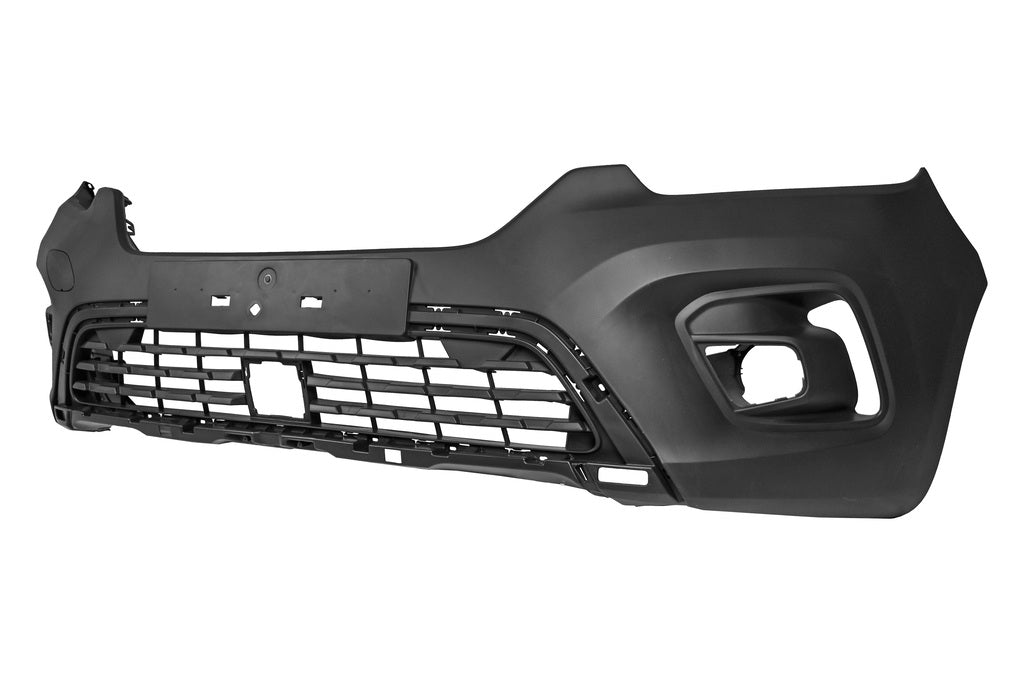Paraurti Anteriore-Nero-Goffrato-Con Sede Fendi Per Renault Kangoo Van (RN9251011)