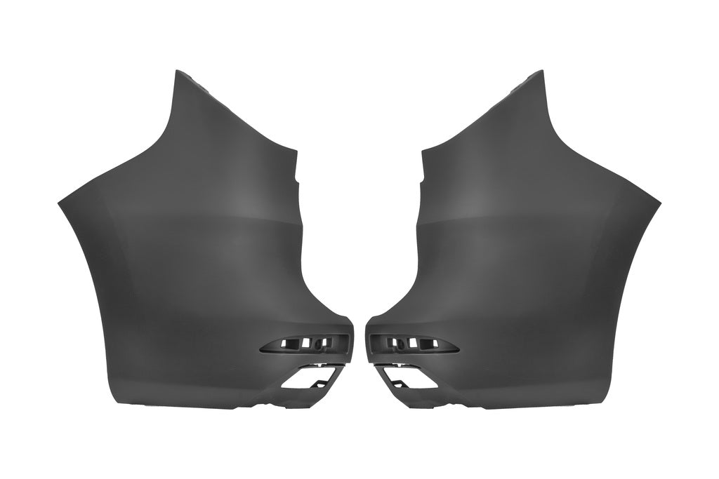 Kit Cantonali Paraurti Posteriore-Nero Goffrato-Destro+sinistro-(2 Pezzi) Mod. 2 Porte A Battente Per Renault Kangoo Van (RN9251155)