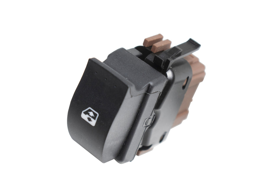 Interruttore Alzacristallo Porta Anteriore Destra-Nero-6 Pins Per Renault Trafic (RN932WS03)
