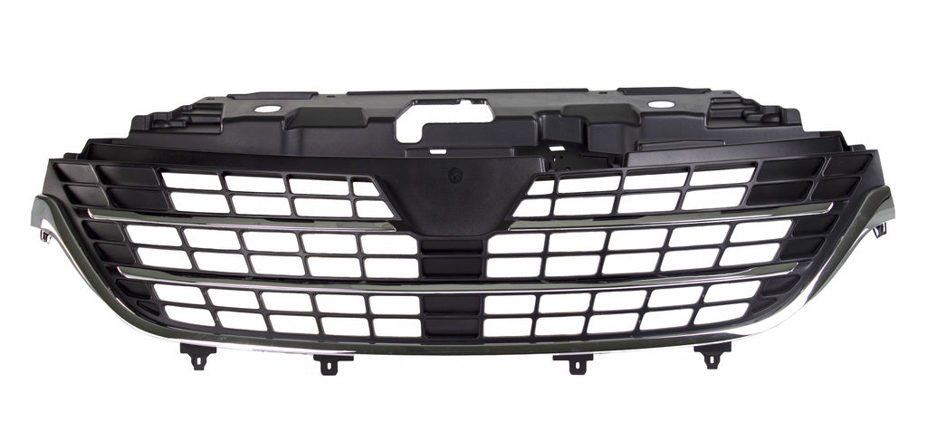 Griglia Radiatore-Nera-Con Modanature E Cornice Cromate Per Renault Trafic (x82) (RN9382011)