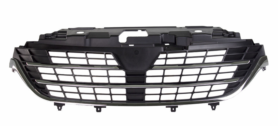 Griglia Radiatore-Nera-Con Modanature E Cornice Cromate Per Renault Trafic (x82) (RN9382011)