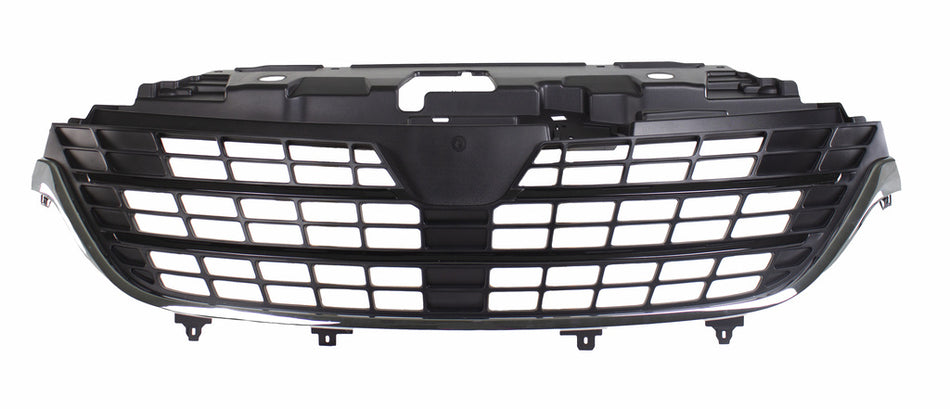 Griglia Radiatore-Nera-Con Cornice Cromata-Con Modanature Nere Lucide Per Renault Trafic (x82) (RN9382021)