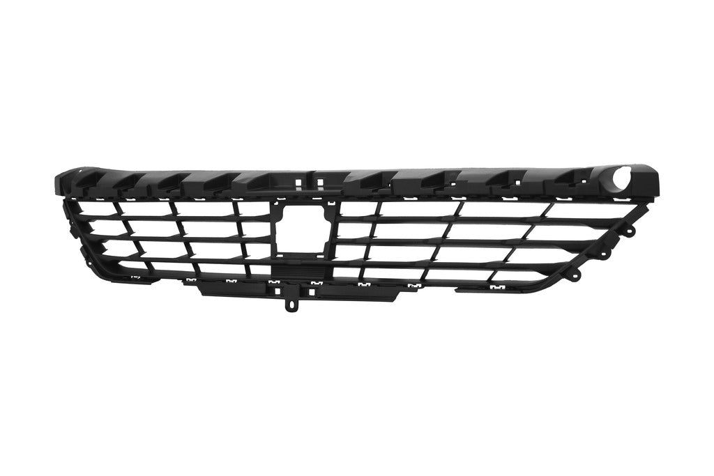 Griglia Paraurti Anteriore-Centrale-Nera-Goffrata-Con Fori Pdc+supporti Per Renault Trafic (x82) (RN9402111)