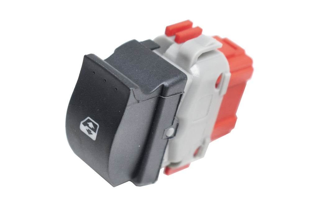 Interruttore Alzacristallo Porta Anteriore Destra-Nero-Connettore-Rosso-6 Pins Per Renault Master (RN954WS03)