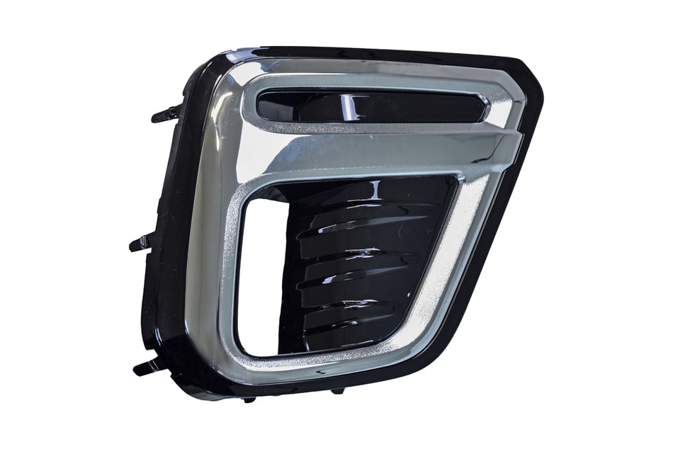 Griglia Destra Paraurti Anteriore-Nera-Lucida-Con Sede Fendi-Con Cornice Cromata Per Subaru Forester (sk) (SB8242103)