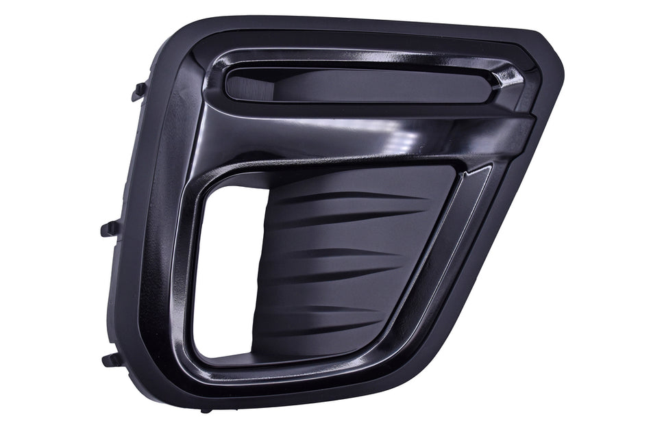 Griglia Destra Paraurti Anteriore-Nera-Con Sede Fendi-Con Cornice-Nera-Lucida Per Subaru Forester (sk) (SB8242113)