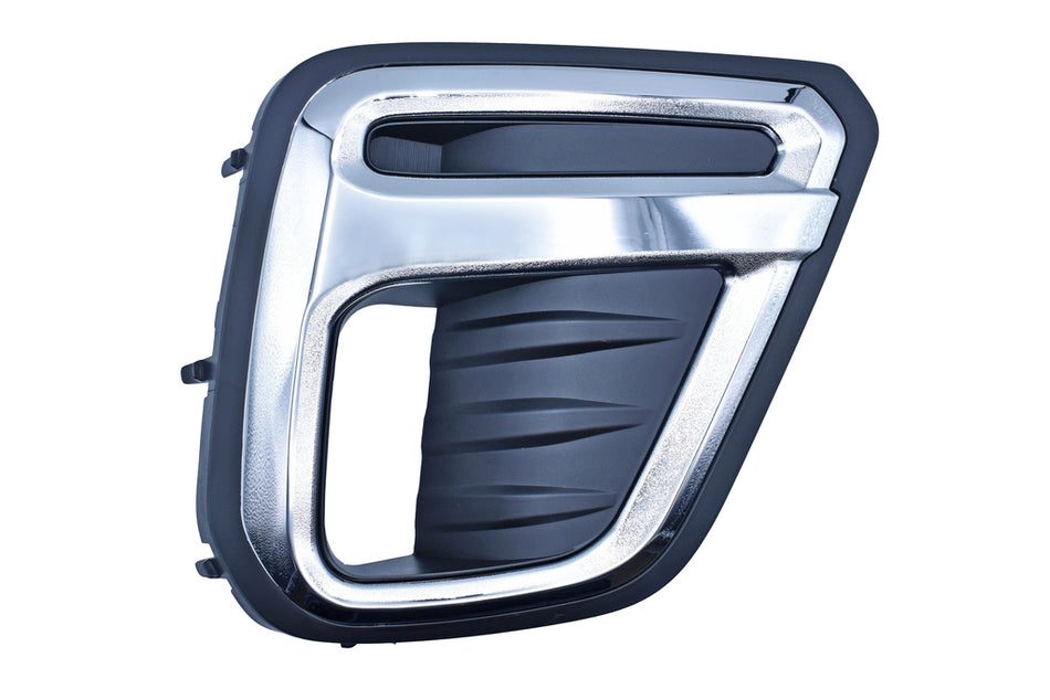 Griglia Destra Paraurti Anteriore-Nera-Con Sede Fendi-Con Cornice Cromata Per Subaru Forester (sk) (SB8242123)