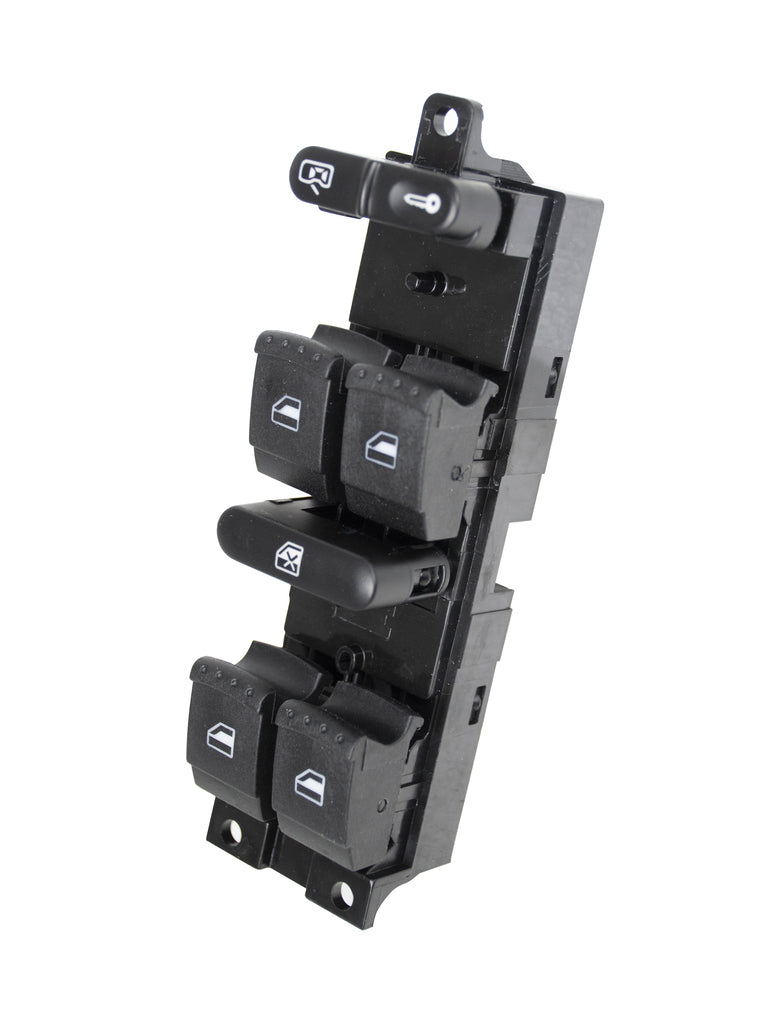 Pulsantiera Alzacristallo Porta Anteriore Sinistra-Nera-4 Interruttori-9 Pins Per Skoda Octavia (SK024WS04)