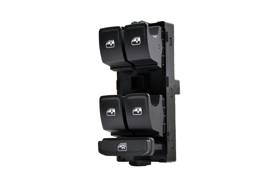 Pulsantiera Alzacristallo Porta Anteriore Sinistra-Nera-4 Interruttori-10 Pins Per Skoda Octavia (SK032WS14)