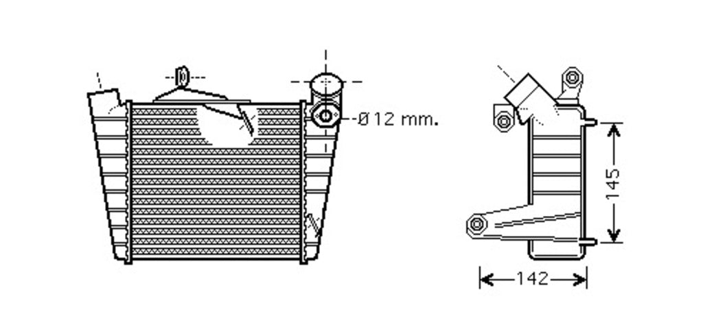 Intercooler Per Skoda Fabia (6y) (SK320N001)