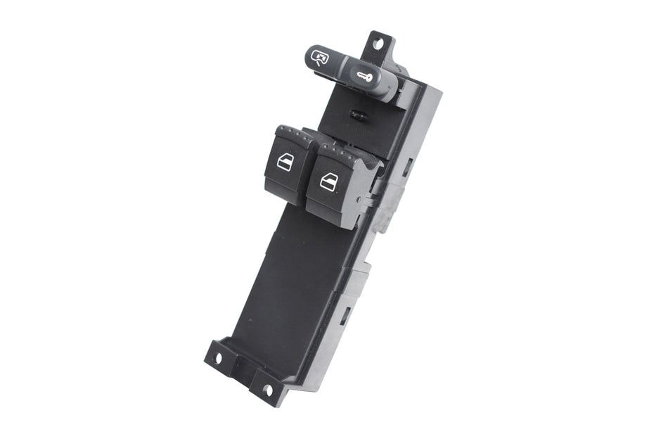 Pulsantiera Alzacristallo Porta Anteriore Sinistra-Nera-2 Interruttori-9 Pins Per Skoda Fabia (6y) (SK320WS04)