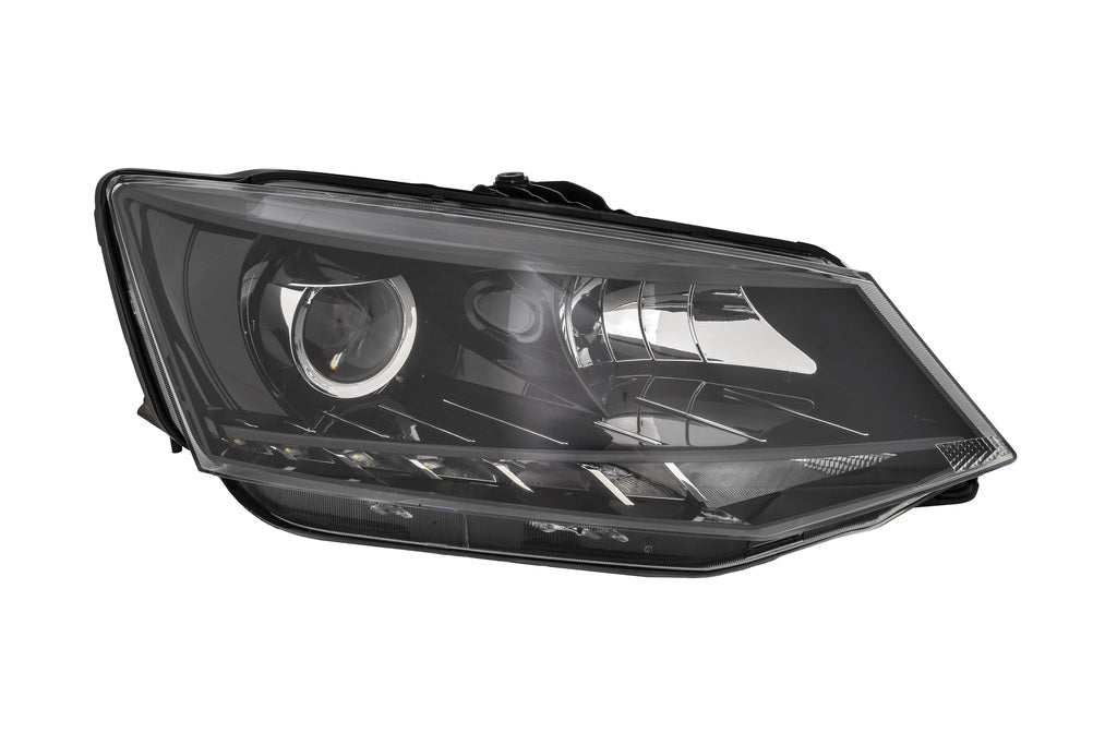 Proiettore Destro H7+h7-Elettrico-Con Motore-Con Luce Diurna-Nero-Led Per Skoda Fabia (nj) (SK3284915)