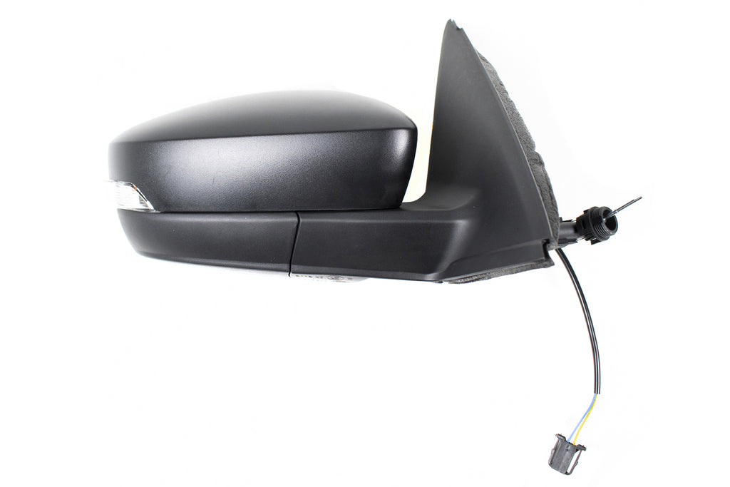Retrovisore Destro-A Cavi-Nero-Con Fanale-Convesso Per Skoda Fabia (nj) (SK3287103)