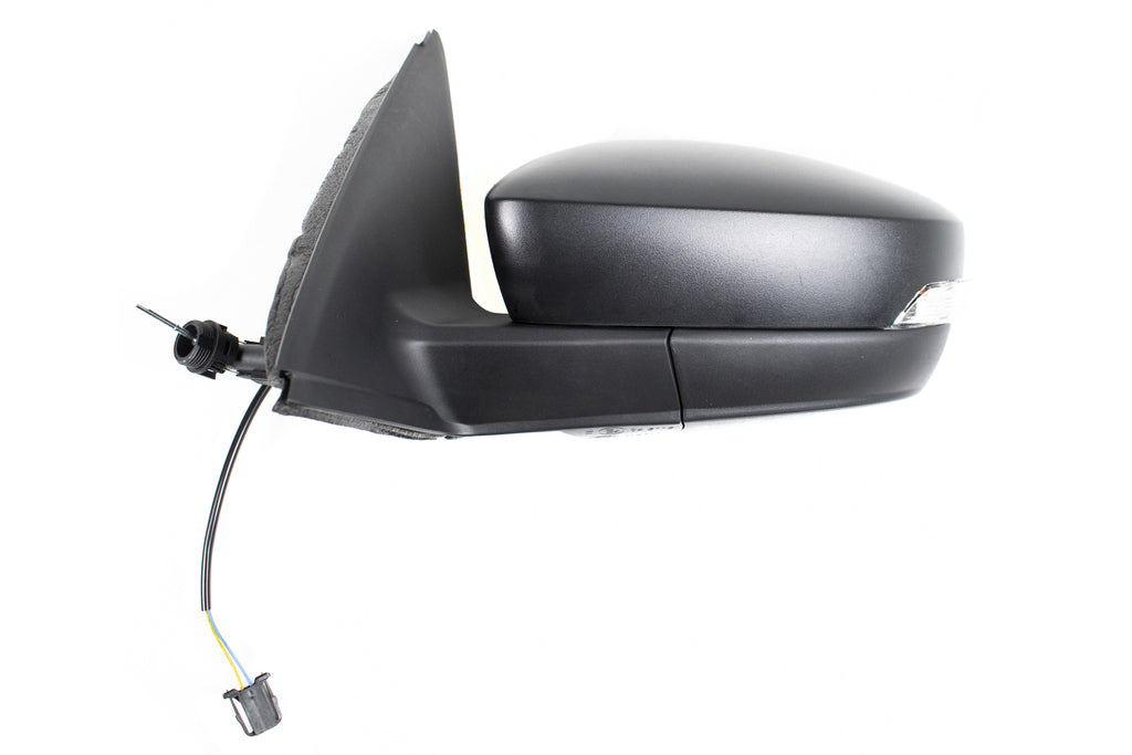 Retrovisore Sinistro-A Cavi-Nero-Con Fanale-Convesso Per Skoda Fabia (nj) (SK3287104)