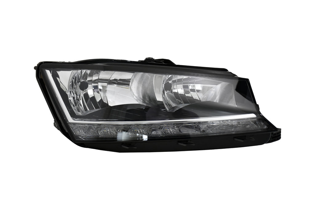 Proiettore Destro H7+h7-Elettrico-Con Motore-Con Luce Diurna Led-Versione A.l. Per Skoda Fabia (nj) (SK3304913)