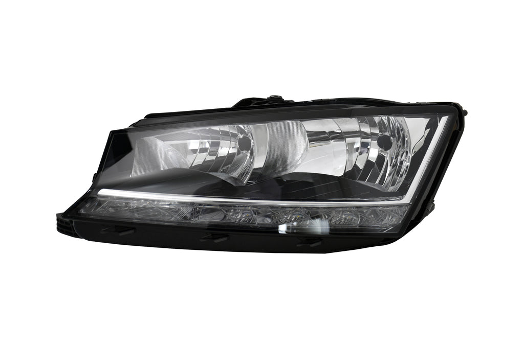 Proiettore Sinistro H7+h7-Elettrico-Con Motore-Con Luce Diurna Led-Versione A.l. Per Skoda Fabia (nj) (SK3304914)