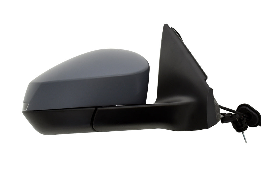Retrovisore Destro-A Cavi-Con Primer-Con Fanale-Convesso-2 Pins Per Skoda Fabia (nj) (SK3327113)