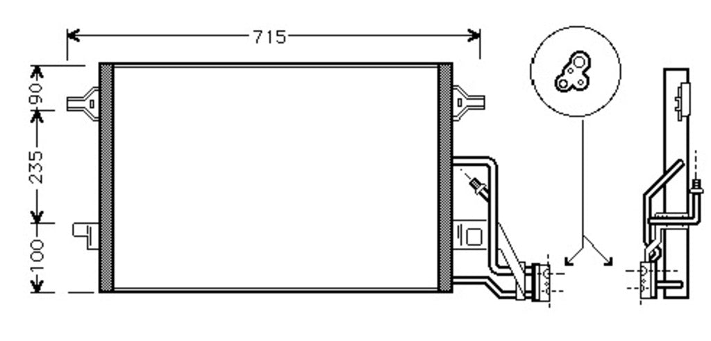 Condensatore Per Skoda Superb (SK418C001)