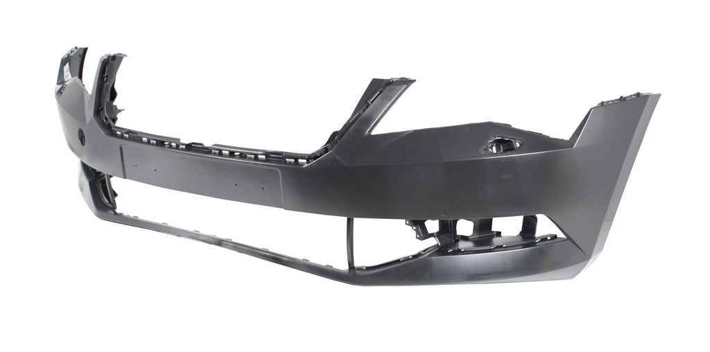 Paraurti Anteriore-Nero-Liscio Da Primerizzare-Con Fori Lavafari Per Skoda Superb (SK4241021)