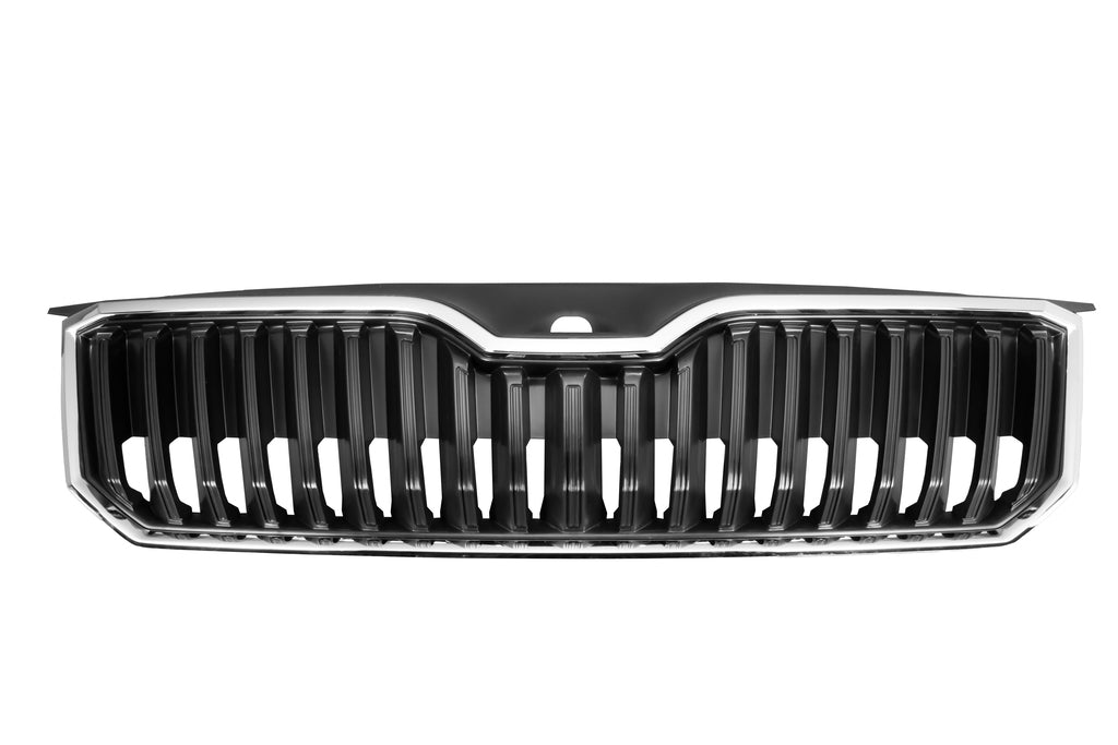 Griglia Radiatore-Nera-Con Cornice Cromata Per Skoda Superb (SK4242001)