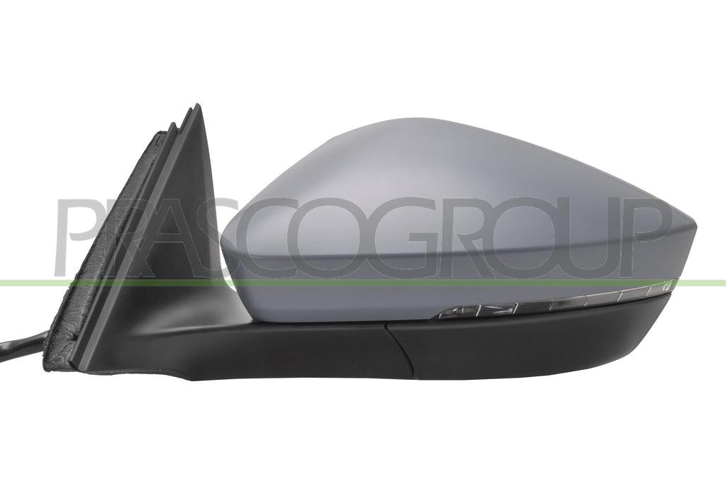 Specchietto Retrovisore Sinistro Elettrico con Primer Termico Chiudibile con Fanale con Memoria con Luce Cortesia con Predisposizione Oscuramento Automatico Convesso 15 Pins Per Skoda Superb dal 2015 al 2019 (SK4247344)