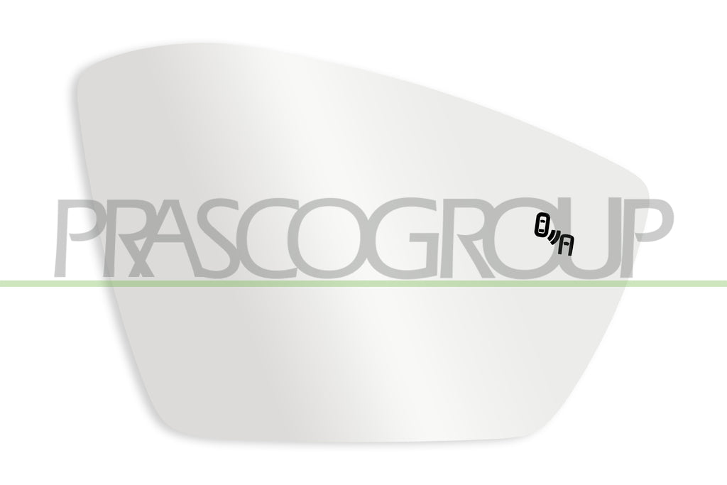 Piastra Specchio Destra Termica con BLIS Convessa Per Skoda Superb dal 2015 al 2019 (SK4247523)